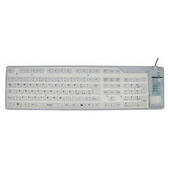 Mediacom Soft Keyboard tastiera USB + PS/2 Bianco