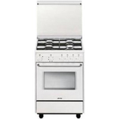 Smeg CB51SV1 cucina Piano cottura Bianco Gas A