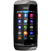 Nokia Asha 306 7,62 cm (3") 96 g Grigio