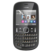 Nokia Asha 200 6,1 cm (2.4") 105 g Grafite