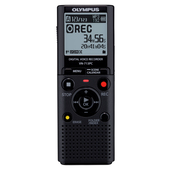 Olympus VN-713PC dittafono Memoria interna e scheda di memoria Nero